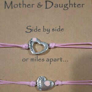 Mother and Daughter Bracelet Set